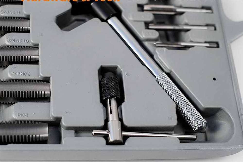 45pc Screw Thread Tap & Die Set Alloy Tool Steel Metric or Imperial / SAE set