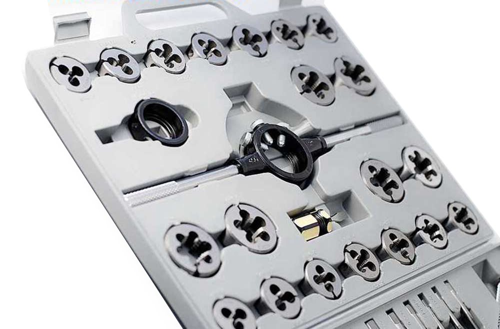45pc Screw Thread Tap & Die Set Alloy Tool Steel Metric or Imperial / SAE set