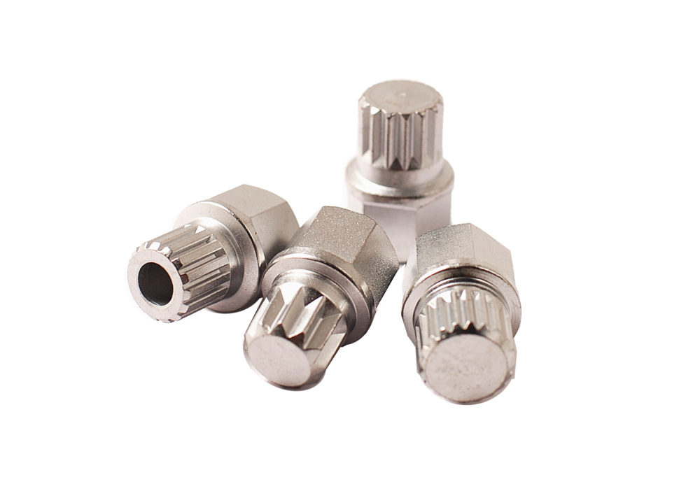23pc Wheel Nut Lock Key Anti-Theft Screw Remover Multi Ribe Spline Bits for VW Audi Group