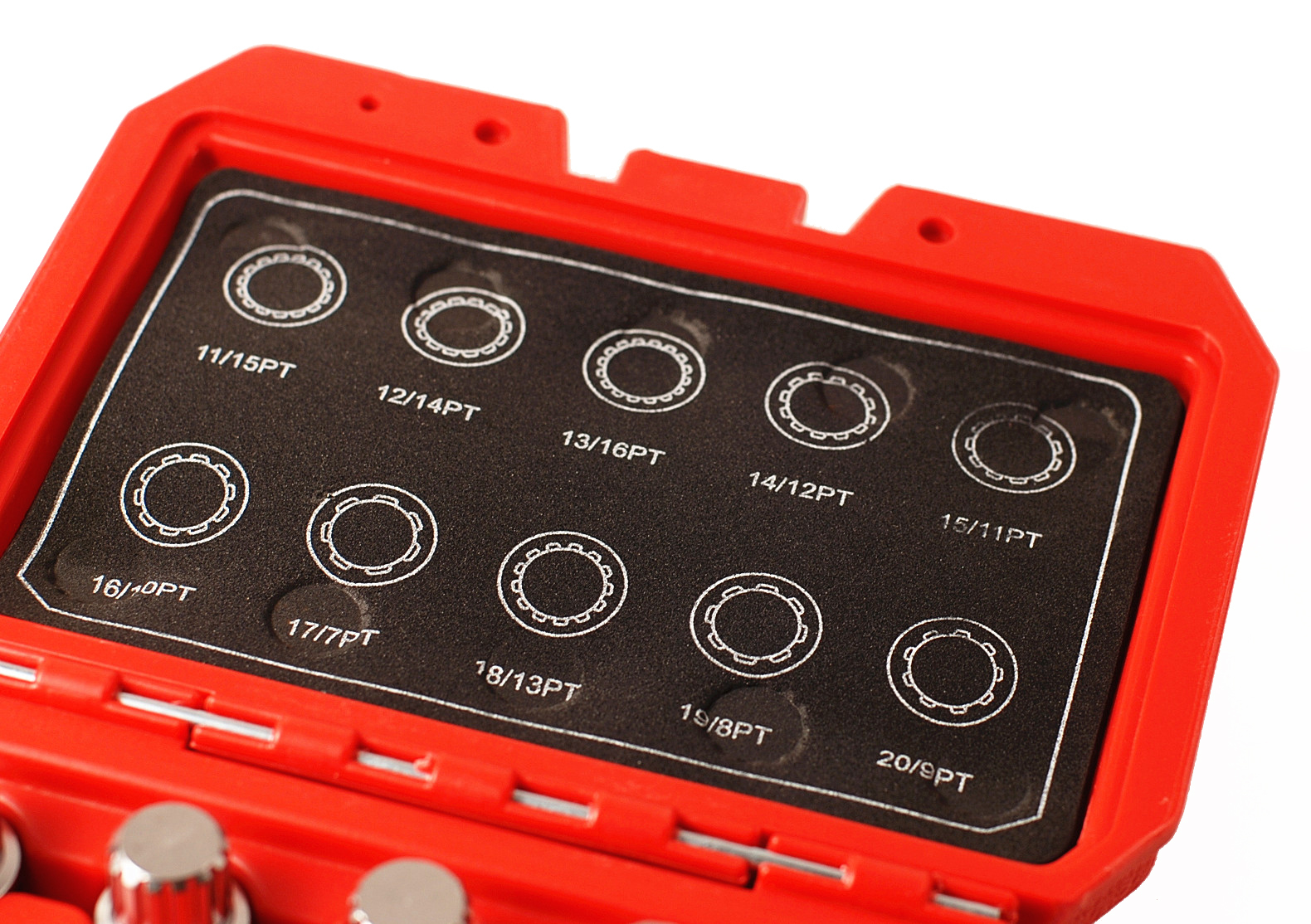 10pc BMW Master Wheel Lock Nut Remove Key Ribe Socket Bits Set