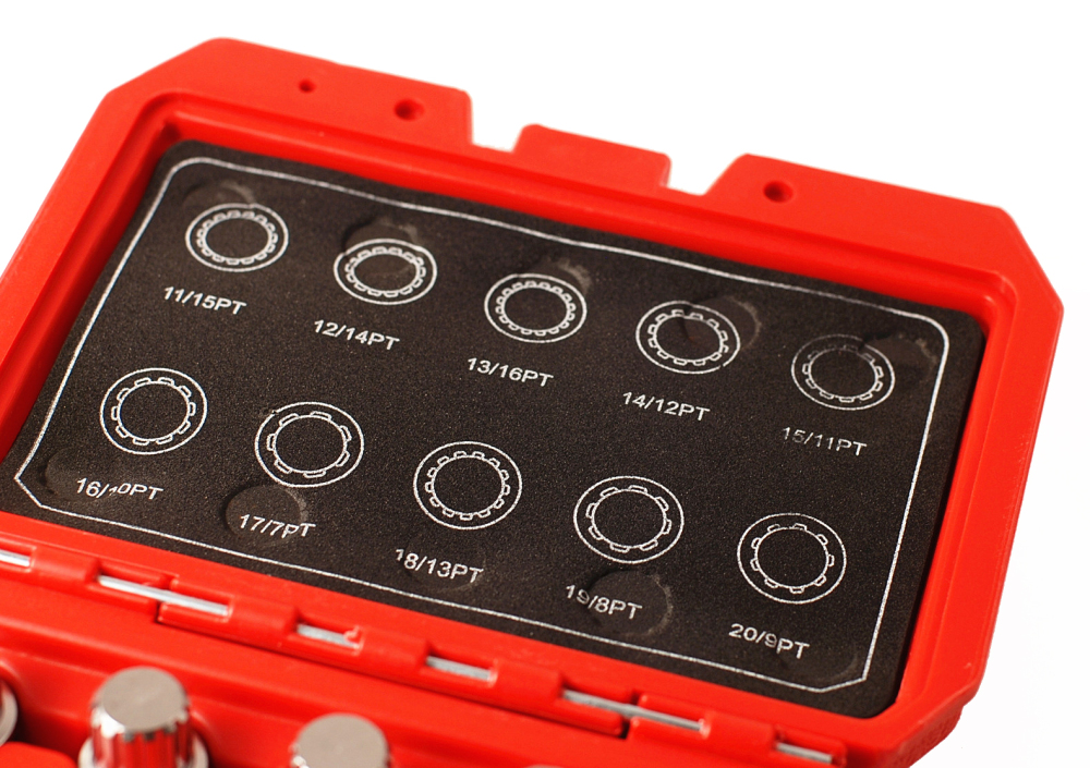 10pc BMW Master Wheel Lock Nut Remove Key Ribe Socket Bits Set