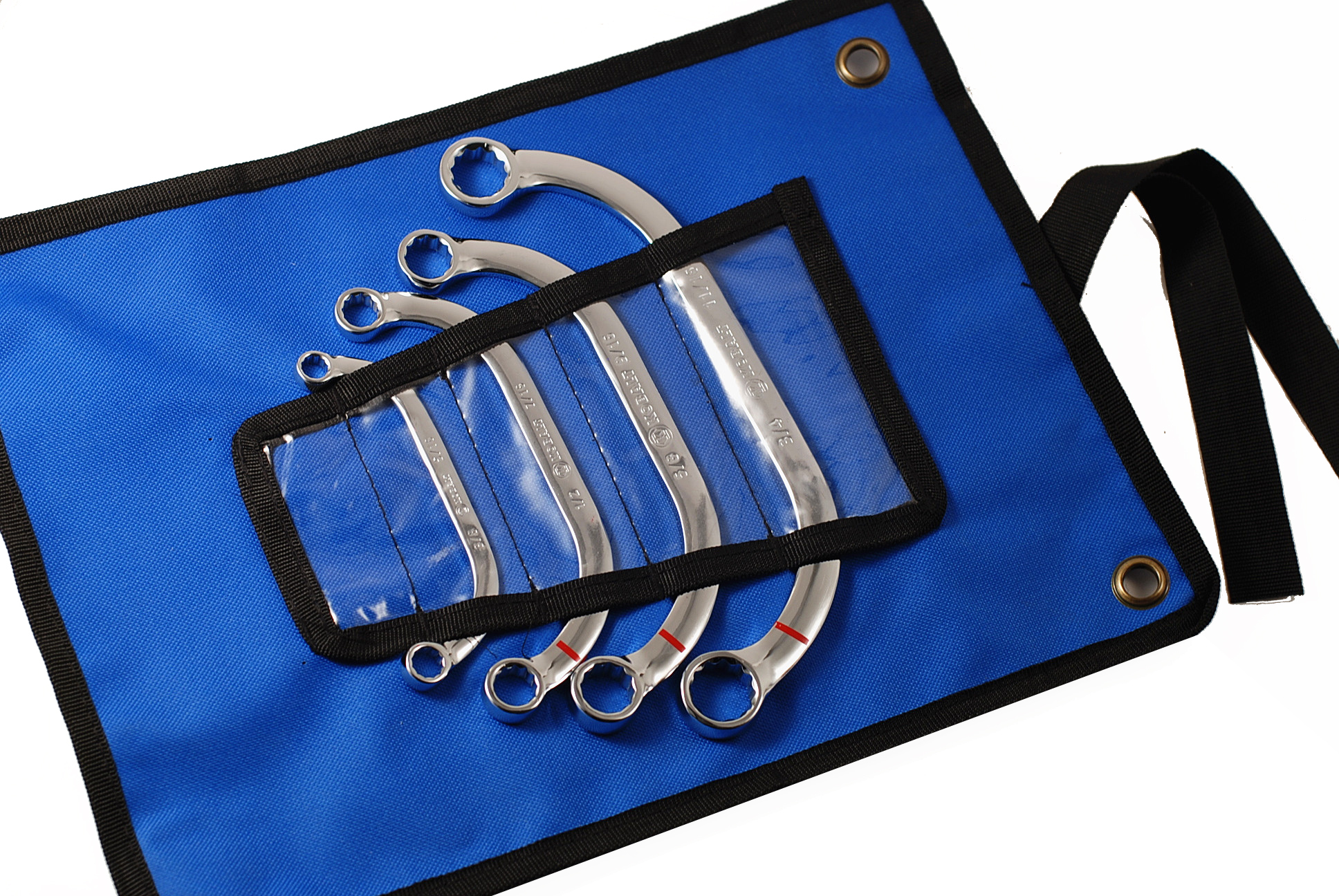 Canvas Tool Roll Pouch for Stubby/C/S-type Spanner Display & Storage