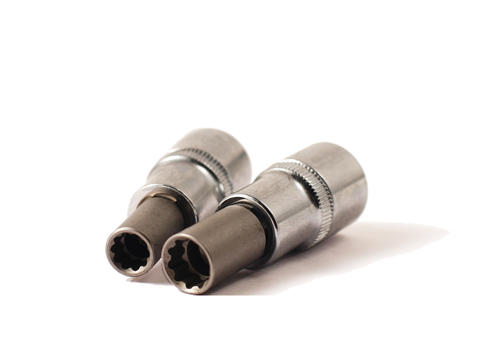 3pc 1/2" Dr. S2 Steel Special Profile Socket Set For Multi-pieces Aluminum BBS/AMG/RH Rims