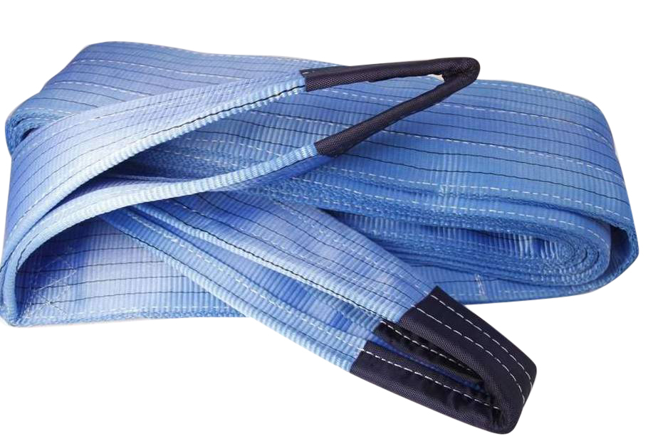 Industrial 6:1 Saftey Factor Polyester Webbing Flat Lifting Sling 2 Ply 1-8Tx2-10m