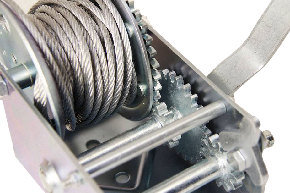 1150kg Hand Winch Boat Winch with 5mm Dia 10mtr Heavy Duty Cable For Boat Trailer 4WD