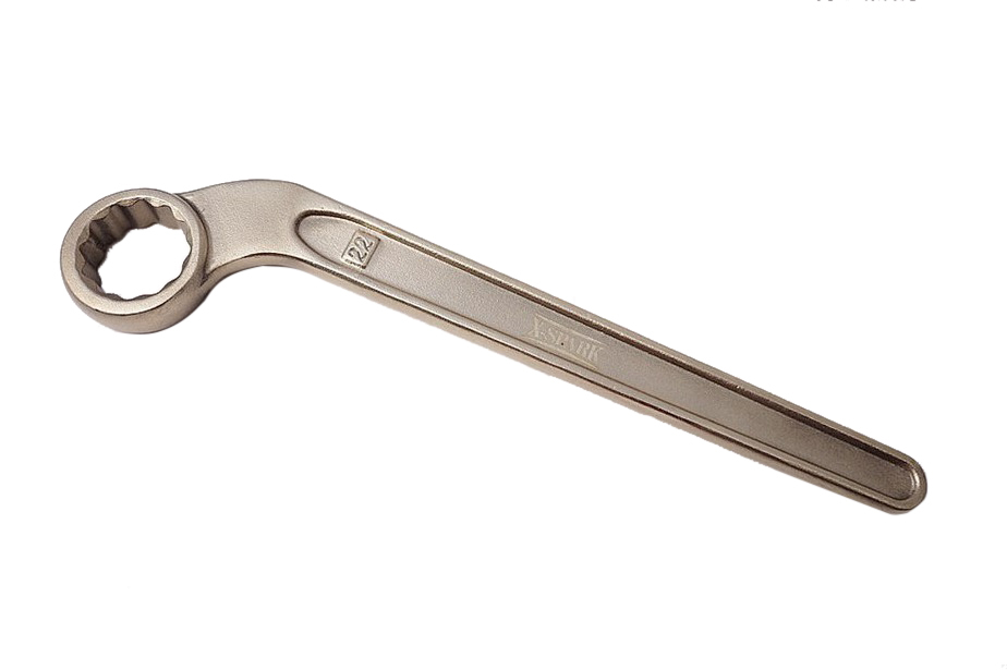 Spark Proof Non Sparking Al-Br Alloy Single Bent Head Ring Spanner Wrench