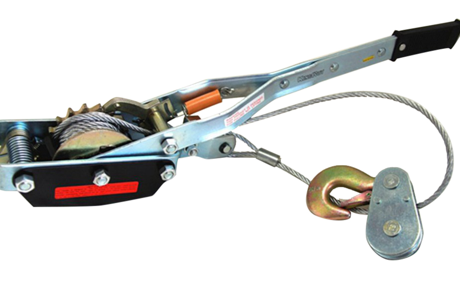 2Ton Hand Power Puller Winch 4.5mm x 2.2mtr Cable for Truck Trailer