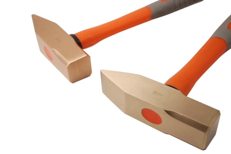 Spark Proof Non-Sparking Cross Pein Machanist Hammer Be-Cu Copper/ Al-Br Brass Certified