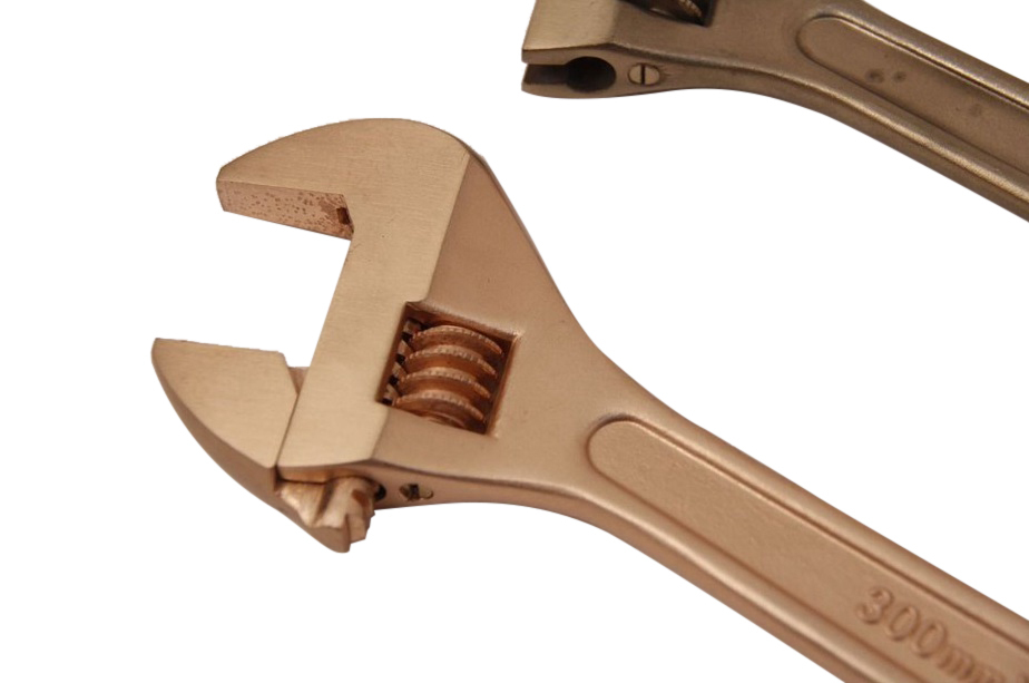 Non-Sparking Sparkproof Adjustable Spanner Wrench Shifter Be-Cu/ Al-Cu Certified