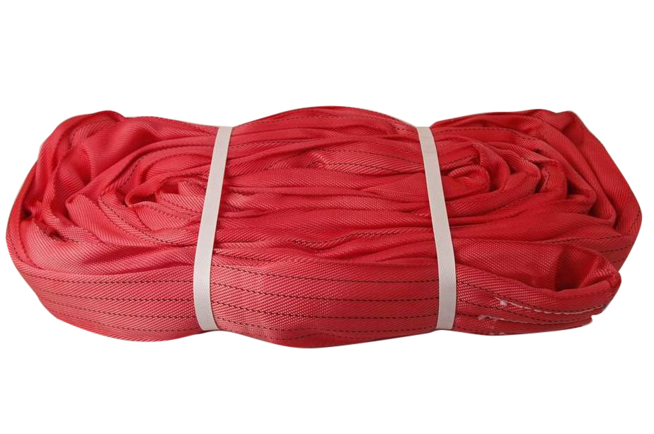 Industrial 7:1 Safety Factor Polyester Webbing Round Lifting Sling WLL 1T-6Tx4m-8m