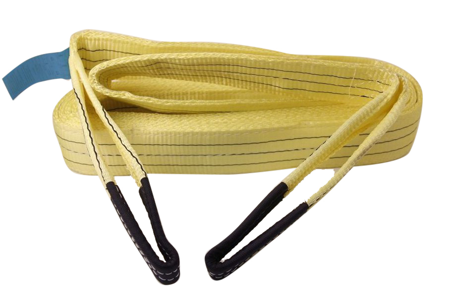 Industrial 6:1 Saftey Factor Polyester Webbing Flat Lifting Sling 2 Ply 1-8Tx2-10m