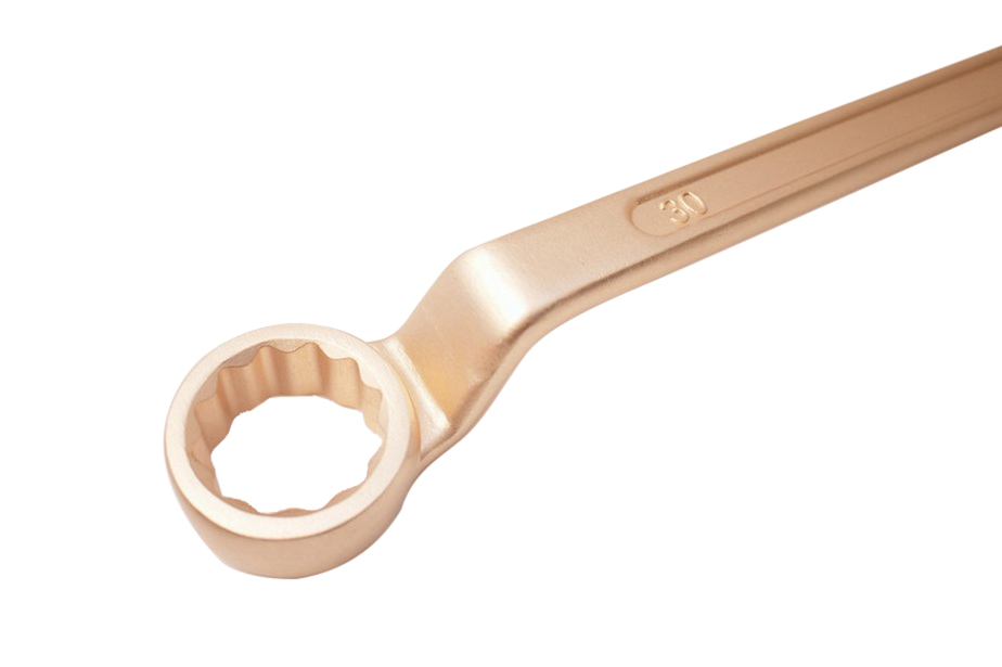 Spark Proof Non Sparking Al-Br Brass/Be-Cu Copper Double Offset Ring Spanner Wrench