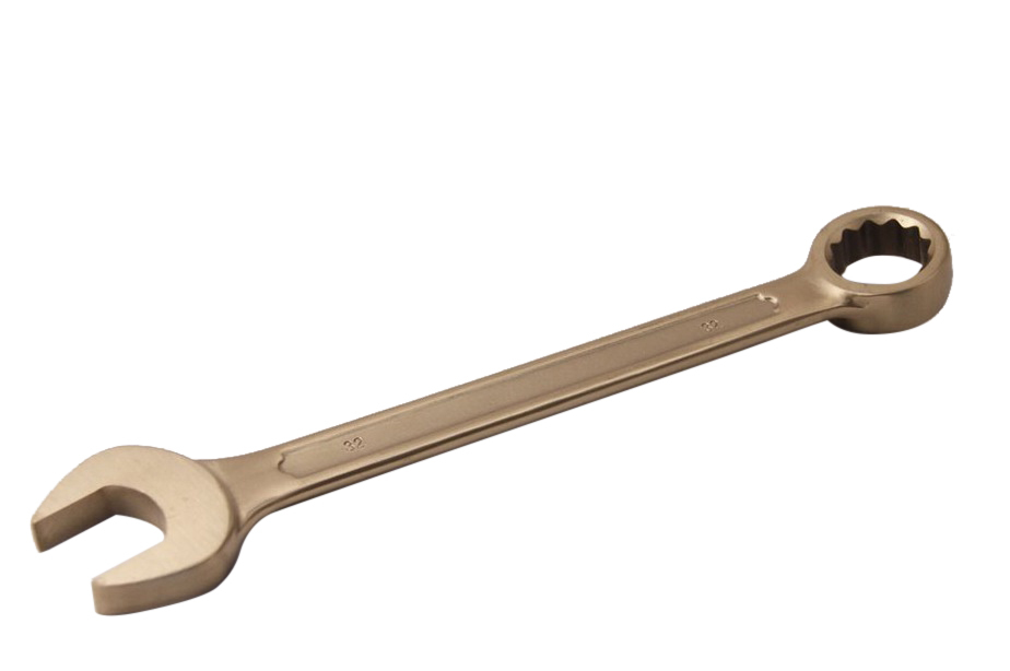 Spark Proof Non Sparking Al-Br Brass Combination Ring Open End Spanner Certified