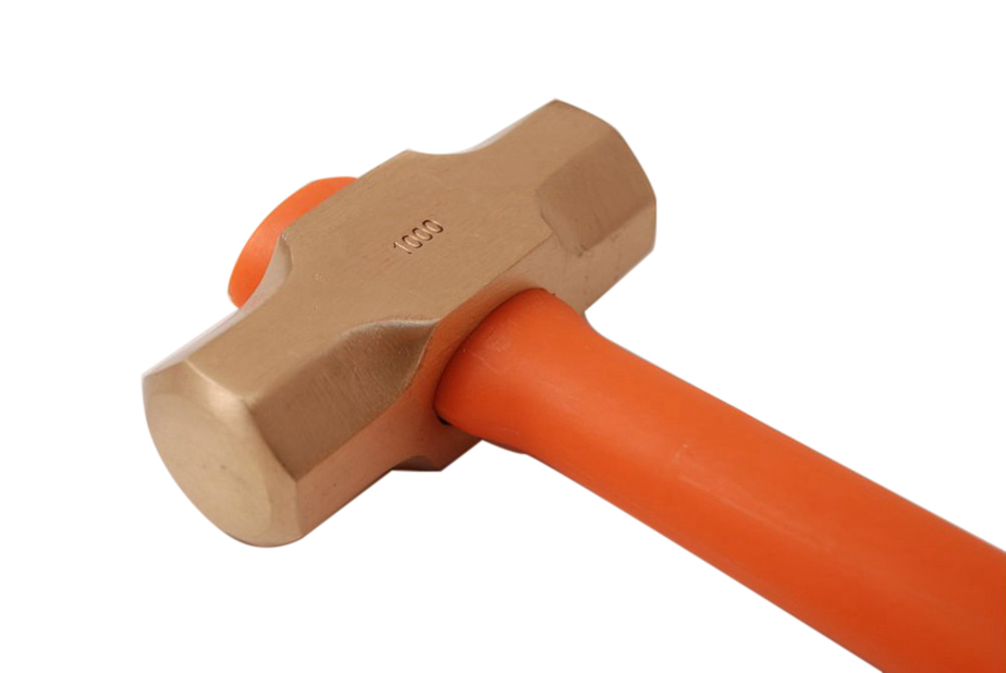 Non Spark Sparkproof 1kg/1.4kg Sledge Stone Hammer Be-Cu Copper/Al-Br Brass