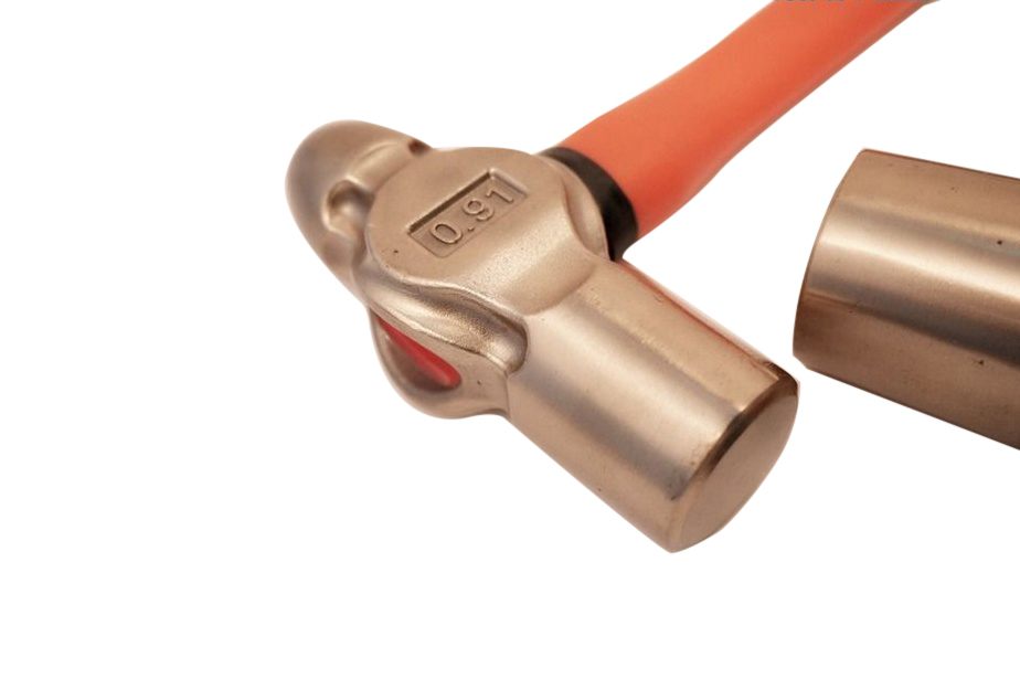 Spark Proof Non-Sparking Al-Br Alloy Brass Ball Pein Ballpein Hammer:1LB/2LB/3LB