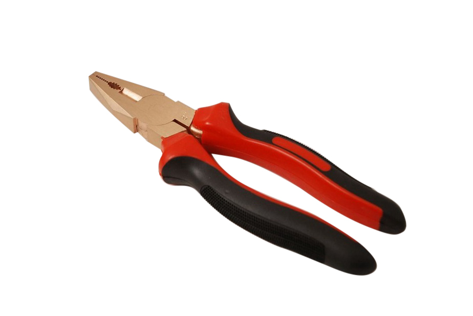 Non-Sparking Sparkproof 8"/200mm Combination Lineman's Pliers Be-Cu Copper/ Al-Br Brass