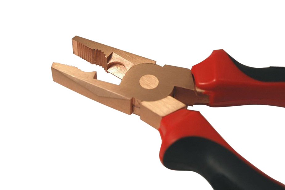 Non-Sparking Sparkproof 8"/200mm Combination Lineman's Pliers Be-Cu Copper/ Al-Br Brass
