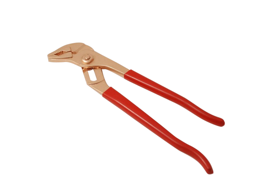 Non-Sparking SparkProof 10"/250mm Water Pump Multigrip Monkey Pliers Be-Cu Copper/Al-Br Brass
