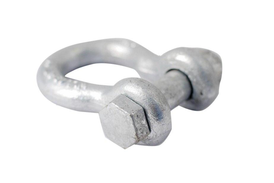 4.75T 3/4" Heavy Duty Shackle Trailer Truck Option: Bow Shackle, D-Shackle