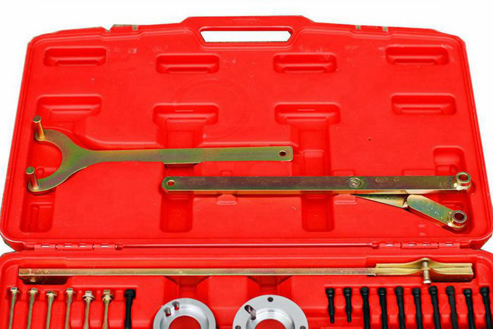 Master Engine Timing Locking Tool Kit Crankshaft Pulley Tool for Toyota Mitsubishi