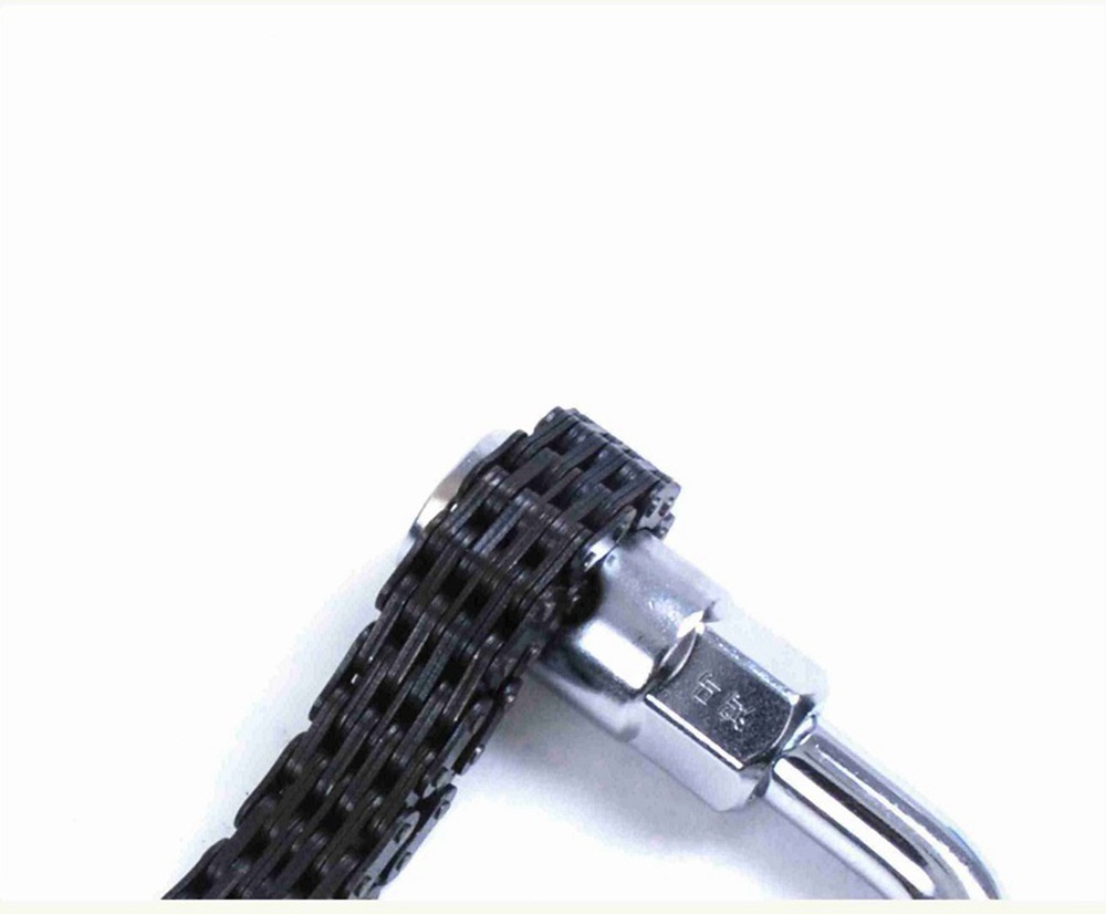 Cr-V 1/2" Dr. Oil Filter Wrench 5-layer Double Long Chain Sleeve Cap: Dia 60-120mm/Dia 60-140mm