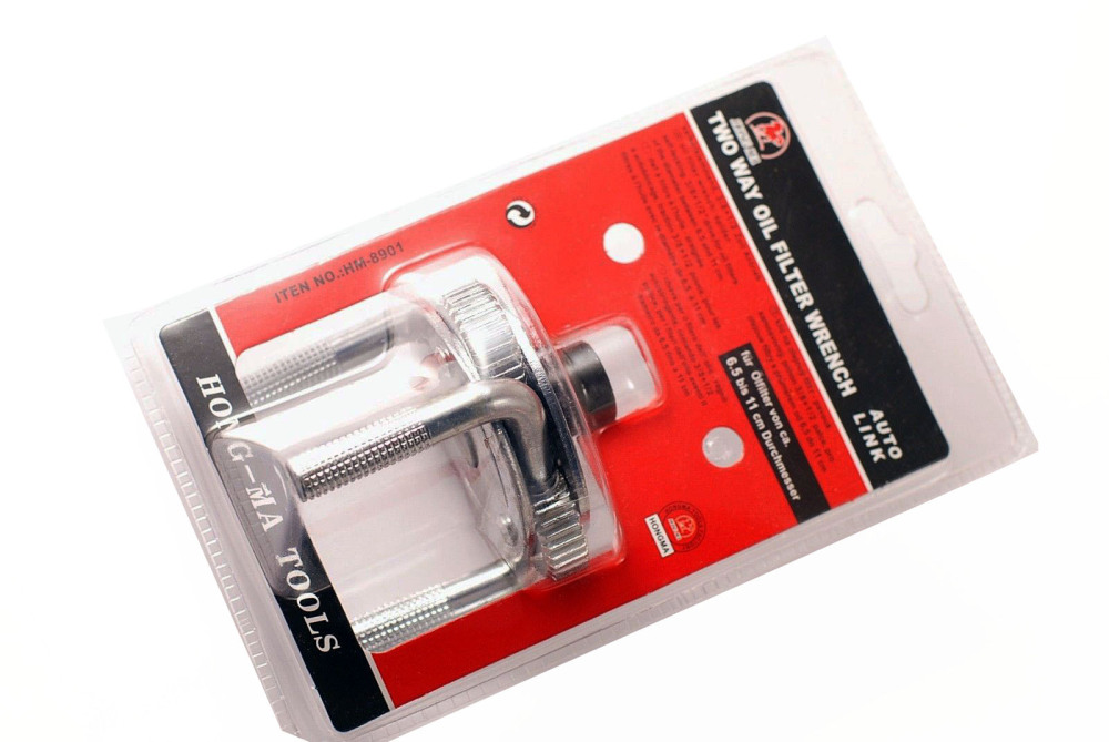1/2" Dr. Adjust Three Round Jaw 2-Way Oil Filter Wrench Remover Cap 65-110mm