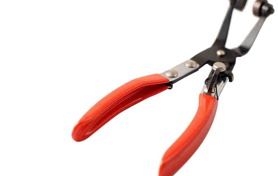 Angled Hose Clip Pliers Flat Band Hose Clamp Access Around Obstructions