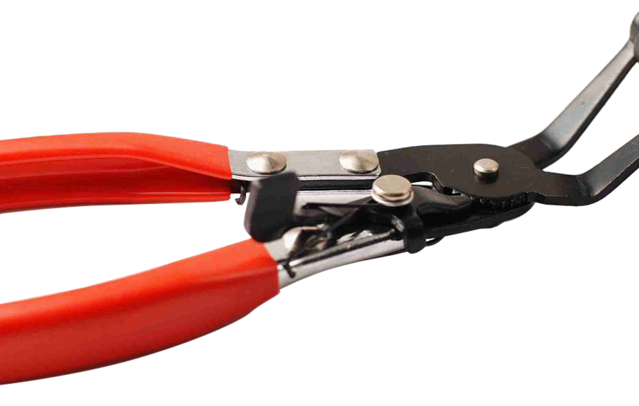 Angled Hose Clip Pliers Flat Band Hose Clamp Access Around Obstructions
