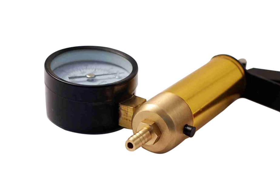 Hand Held Hold Vacuum Pump & Brake Bleeder Tester Kit Large Brass-Bodied Pump