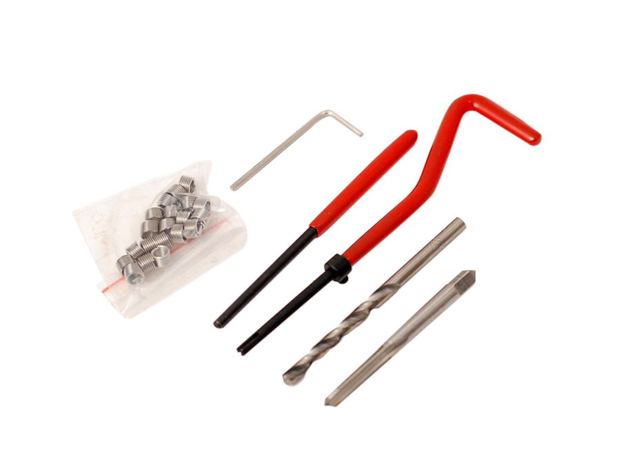 25pc Car Engine Helicoil Thread Repair Kit Insert Break Pin Hand Tap M5-M8 Option