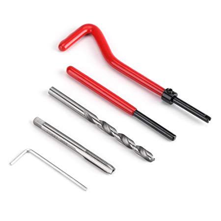 15pc Car Engine Helicoil Thread Repair Kit Insert Break Pin Hand Tap M9-M14 Option