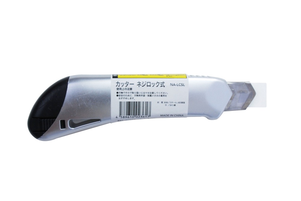 Heavy Duty Japan 18mmx0.5mm SK-5 Blade Ratchet-Lock Utility Knife Vinyl Signage Cardboard Cutter