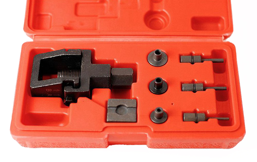 8pc Heavy Duty Motorcycle Bike Chain Link Splitter & Riveting Tool Pin Anvil