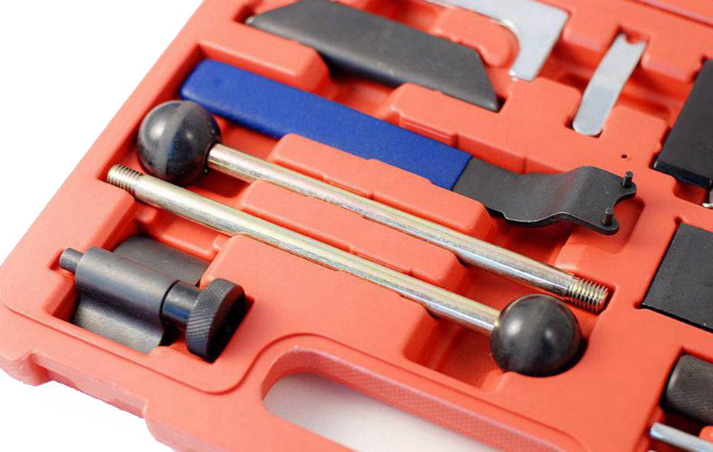 14pc Timing Tool Kit Camshaft Pinion Lock for AUDI/SEAT/SKODA & VOLKSWAGEN Engine