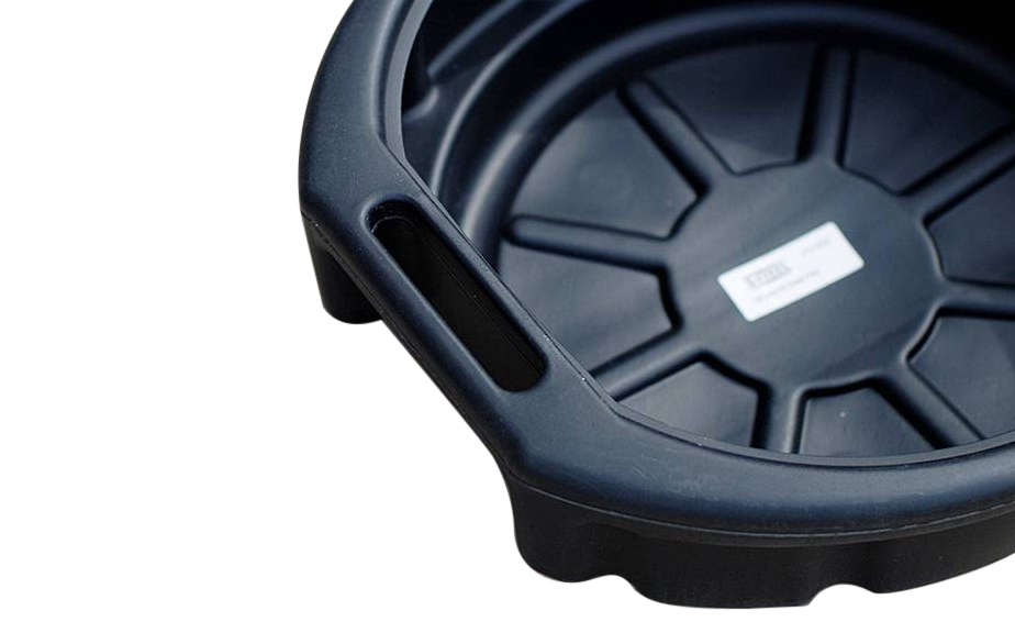 15 Ltr Oil / Fluid Drain Pan Tray Recycle Container with Pouring Spout & Handle