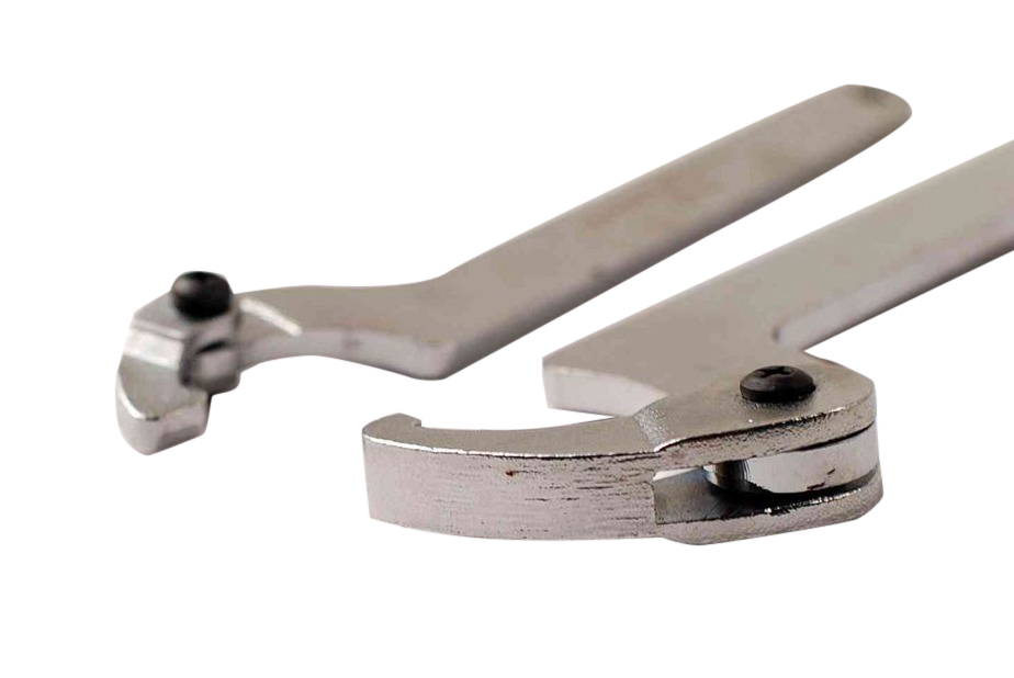11pc 35-120mm Adjust Hook & Pin Wrench C Spanner f Slotted & Roller Bearing Nuts