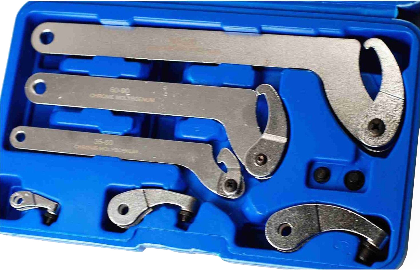 11pc 35-120mm Adjust Hook & Pin Wrench C Spanner f Slotted & Roller Bearing Nuts