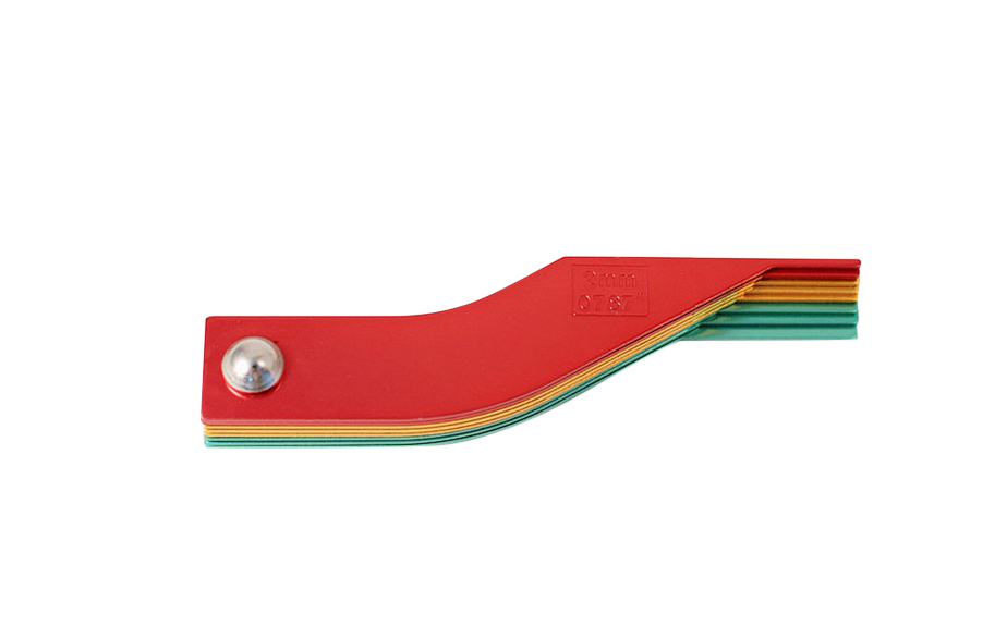 2-12mm 8pc Brake Lining Thickness Feeler Gauge Measure Pad Color coded