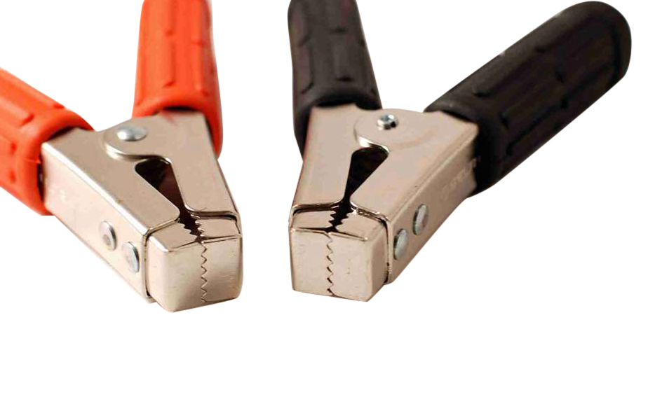 Selta Taiwan 2pc-pk Red & Black PVC Insulated 600AMP Battery Terminal Cable Alligator Booster