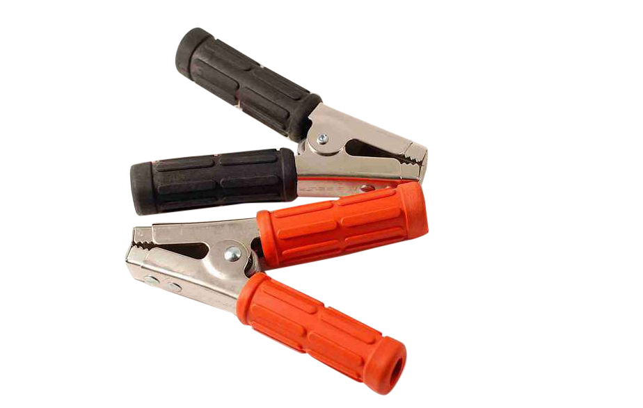 Selta Taiwan 2pc-pk Red & Black PVC Insulated 600AMP Battery Terminal Cable Alligator Booster