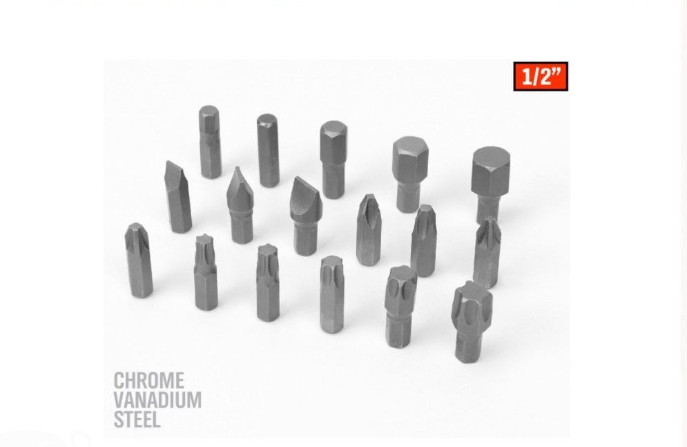 108pc 1/4"&1/2" Dr 6pt Socket & Female E-Star & Accessory & Bit Master Kit