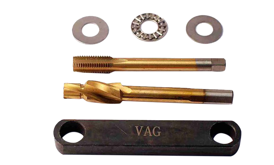 E VAG VW Vauxhall Ford Brake Caliper Thread Repair:Tap Step Drill Insert Locator