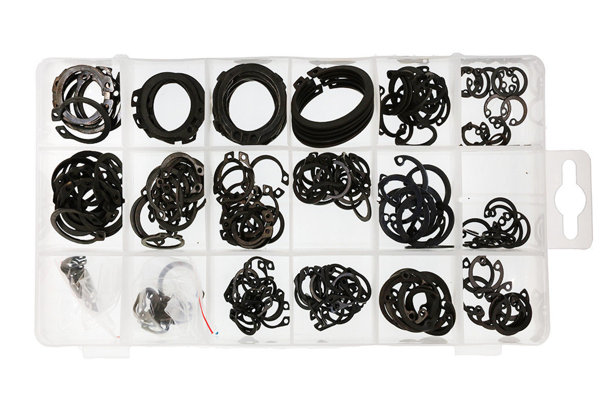 225pc External Internal Snap Circlip Retaining Ring Stop Assortment