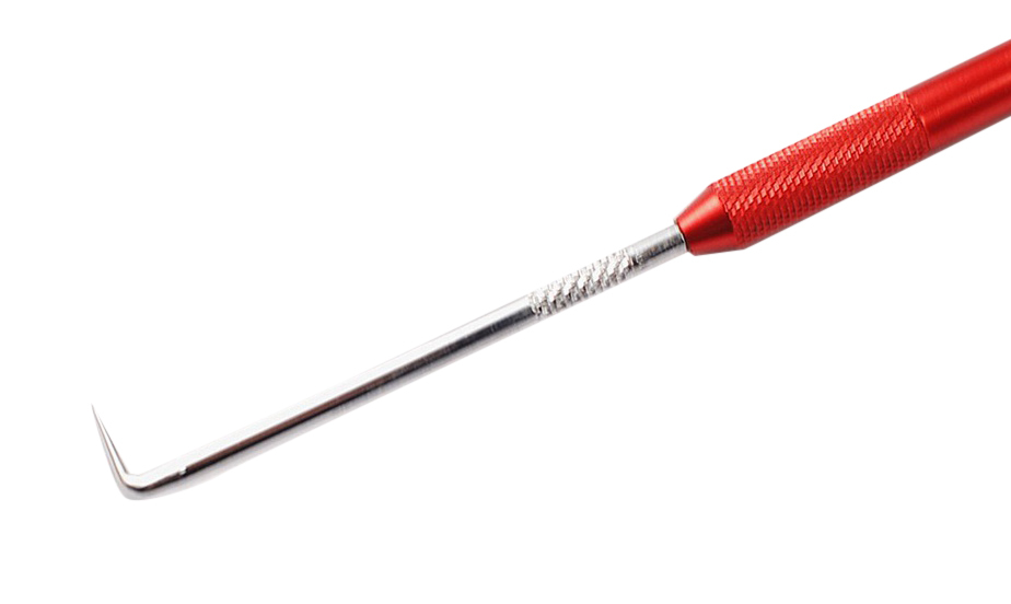 10" Metal Scriber & Seal Pick Puller O Ring Remove Angle Hook Tip