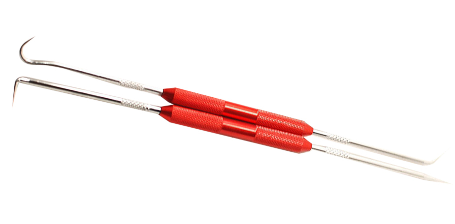 10" Metal Scriber & Seal Pick Puller O Ring Remove Angle Hook Tip