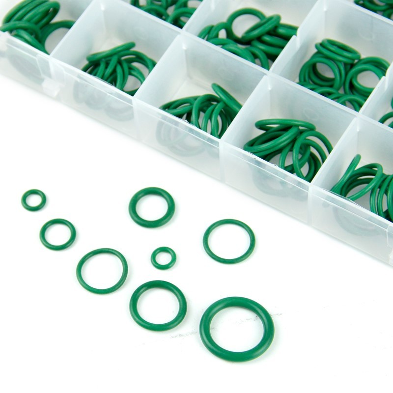 270pc HNBR Green O Ring Assortment Imperial  & Metric Rubber Washer Seal Kit