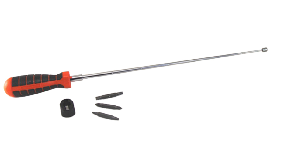 Multi-Purpose Magnetic Pickup Tool with Phillip Square Screwdriver Bits Pick Up