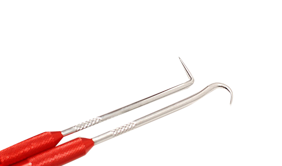 10" Metal Scriber & Seal Pick Puller O Ring Remove Angle Hook Tip