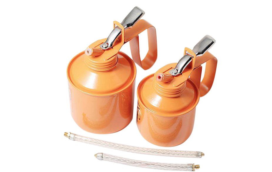 High Quality Metal Refillable Oil Can Flex Spout Option: 236ml/355ml