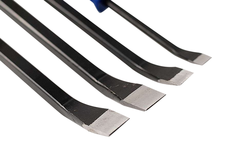 NEO Pry Bar Angled Heel Crowbar Prybar: 8",12",18",24"